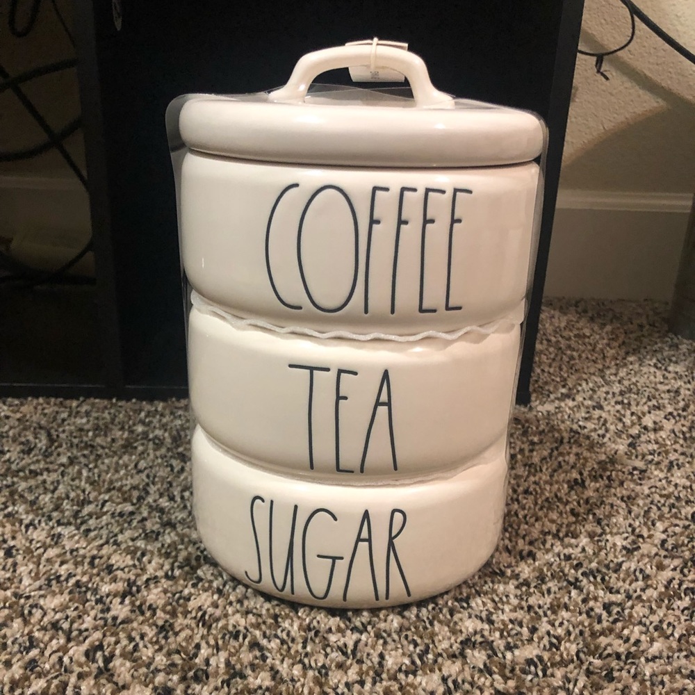 NWT Rae Dunn Stacked Canister Set
